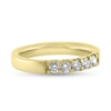 Billede af Alliancering i 14 kt. m. diamanter 5x 0,07 w/vs