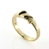 Billede af Ring massiv med råguld, Priser fra