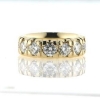 Billede af Alliancering speciel lavet med 13 brill. a 0,25 ct. tw/vvs. 14 kt.