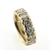 Billede af Alliancering speciel lavet med 13 brill. a 0,25 ct. tw/vvs. 14 kt.