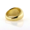 Billede af Ring, signetring massiv med fræset monogram, 14 kt. guld