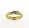 Billede af Ring m. pynt isat 3 syn. sten a 1,25 mm. 8 kt.