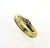 Billede af Ring m. pynt isat 3 syn. sten a 1,25 mm. 8 kt.