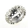 Billede af Ring huller, brill. 2* 0,04 coffee + 1* 0,04 w/pi.,  br. 8,7 mm. 925s.