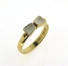 Billede af Tandring 2 tand (gl. ring bruges) 14 kt