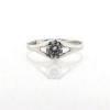 Billede af Ring m. 5 mm syn sten 925 