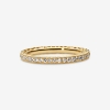 Billede af Pandora Funklen & Hjerter Ring forgyldt metalblanding (str.48-62)