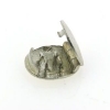 Billede af Lås, 6 brill. a 0,01 w/vs., 2 rk. oval 16*12 mm 14 kt hvg.