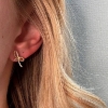 Billede af Mads Z "Miss Butterfly" øreringe 14 kt. guld m. 0,17 ct. W.SI