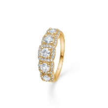 Billede af Mads Z "Diana" ring 14 kt. 1,00 w/si str. 60