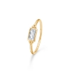 Billede af Mads Z "Mille" ring 8 kt. guld m. cz (str. 50-60)