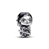 Billede af *Pandora Game of Thrones Jon Snow charm sølv m. emalje