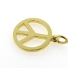 Billede af Vedhæng, fredstegn (peace tegn) hj. 20 mm. 14 kt. 