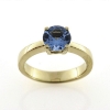 Billede af Ring ægte topas 8 mm. 14 kt.