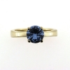 Billede af Ring ægte topas 8 mm. 14 kt.