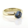 Billede af Ring ægte topas 8 mm. 14 kt.