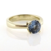 Billede af Ring ægte topas 8 mm. 14 kt.