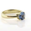 Billede af Ring ægte topas 8 mm. 14 kt.