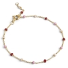 Billede af ENAMEL Copenhagen Lola Rosie armbånd forgyldt sølv m. emalje (15 + 4 cm)