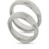 Billede af Vielses/forlovelses ringe bølget, massive  14 kt. hvg.