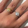 Billede af STINE A Vintage Shell ring sølv m. cz (str. 52-56)
