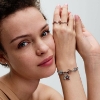 Billede af Pandora DISNEY Løvernes Konge armbånd læder/sølv (17,5-20,5 cm)