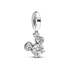 Billede af Pandora Mickey Mouse Funklende Hovedsilhuet charm sølv m. cz