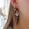 Billede af *STINE A ørering Heavenly Pearl Dream Hoop sølv forgyldt (1 stk)