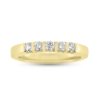 Billede af Alliancering i 14 kt. m. 5 brillanter 0,08 w/vs.