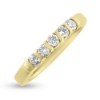 Billede af Alliancering i 14 kt. m. 5 brillanter 0,08 w/vs.