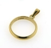 Billede af Vedh. af ring m. øsken + patz 14 kt