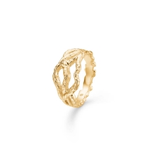 Billede af Studio Z "Origin" ring forgyldt sølv (str. 52)