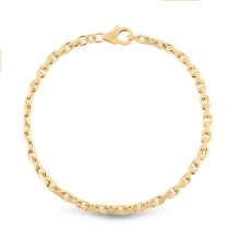 Billede af Armbånd anker facet 8kt t 1,10/br 2,8 21cm