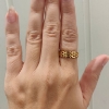 Billede af Ring mursten led 14 kt.