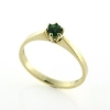 Billede af Ring solitaire ægte fac. tsavorite 14 kt