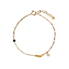 Billede af STINE A armbånd Flow Splash forgyldt sølv m. cz (15,5-18 cm)