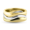 Billede af Collector ringsæt i 14 kt. guld og 14 kt. hvidguld