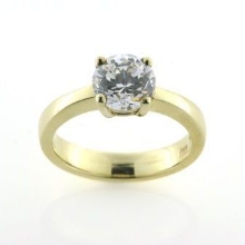 Billede af Ring 4 grab. fatning, syn. sten, 8,0 mm. 14 kt Billede af Ring 4 grab. fatning, syn. sten, 8,0 mm. 14 kt