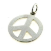 Billede af Vedhæng, fredstegn (peace tegn) hj. 22 mm. 925s