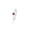 Billede af *Mads Z "Poetry Solitaire Garnet" ring sølv m. granat str. 54