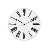 Billede af Arne Jacobsen vægur - Roman - hvid/sort - 48 cm