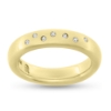 Billede af Ring med 7 brill. a 0,01 w/vs. i stjernedrys, 14 kt. str. -59