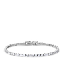 Billede af Bering Arctic Symphony tennisarmbånd stål m. cz (210mm)
