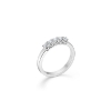 Billede af Mads Z "Crown Alliance" ring 14 kt hvg m. 5 x 0,04 ct w/si brillanter (str. 50-60)