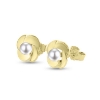 Billede af Ørestik perle, sv. 2* 4-4½ mm. 14 kt.