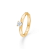 Billede af Mads Z "Romeo & Juliet" ring 14 kt. guld 0,30 ct. w/si brillant (str. 50-60)
