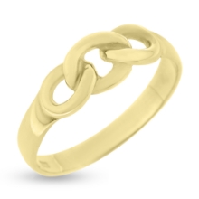 Billede af Loge ring, 925s. forgyldt (prøvering) 