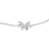Billede af By Pind armbånd  Butterfly sølv rhd. m  syn.zir.