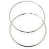 Billede af By Pind creol sølv med vippelås 45x1,5mm (4,5cm i diameter)