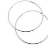 Billede af By Pind creol sølv med vippelås 45x1,5mm (4,5cm i diameter)